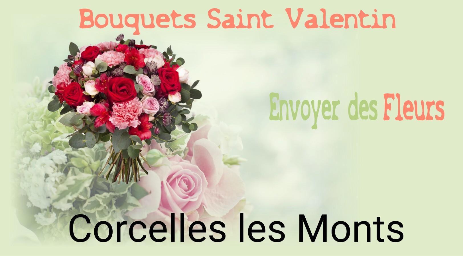 Roses de Saint-Valentin livrées à Corcelles-les-Monts